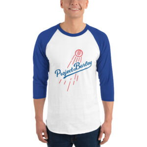 Project Barley 3/4 sleeve raglan shirt