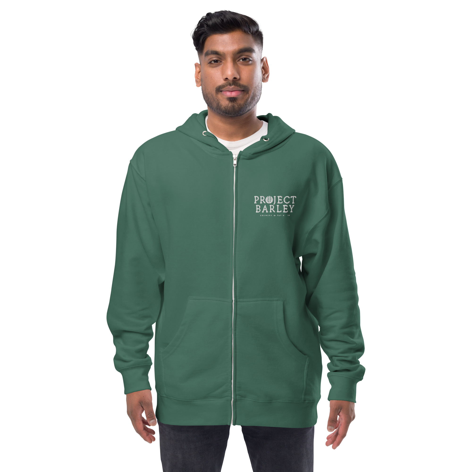 OG PB Logo Unisex fleece zip up hoodie - Image 10