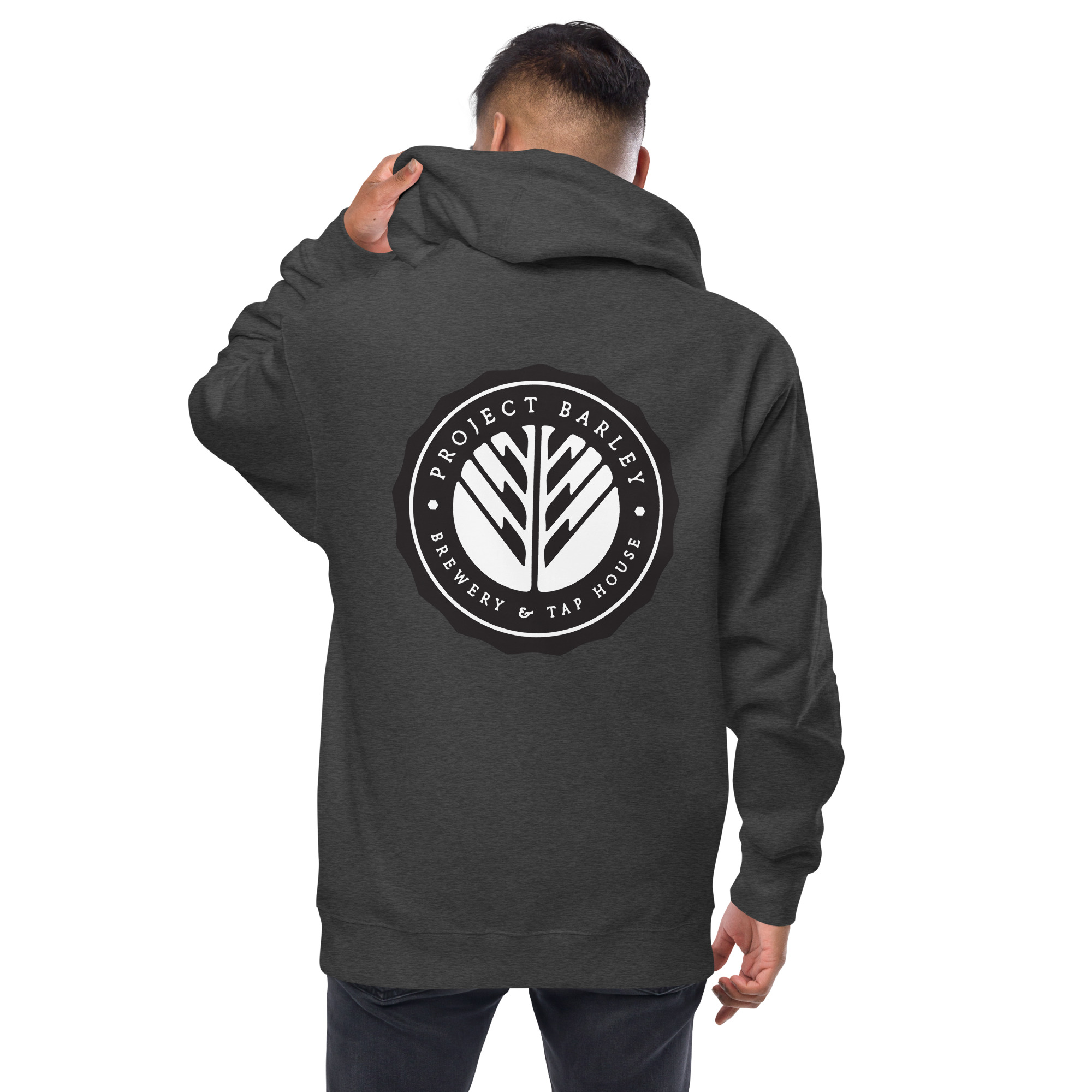 OG PB Logo Unisex fleece zip up hoodie - Image 6