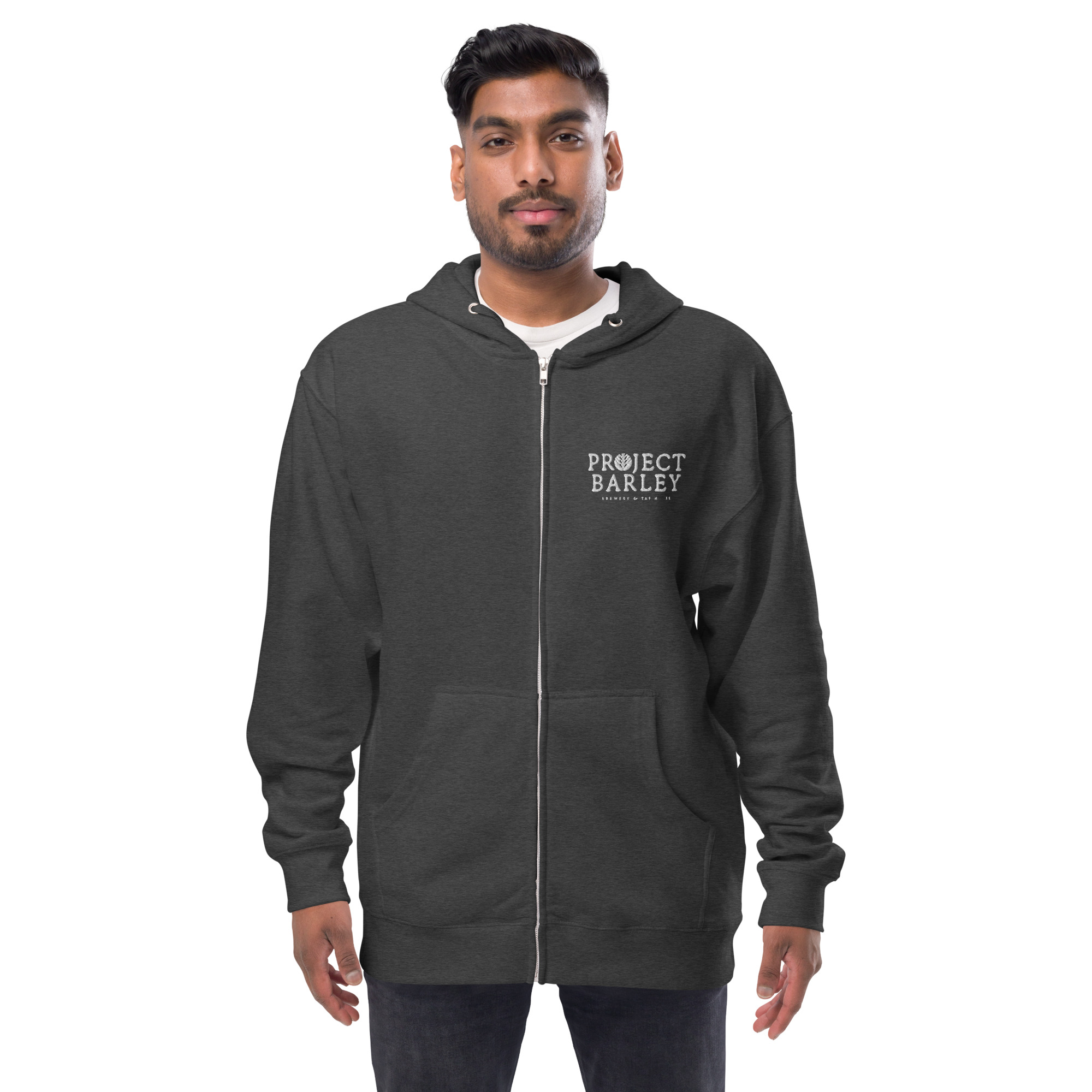 OG PB Logo Unisex fleece zip up hoodie - Image 4