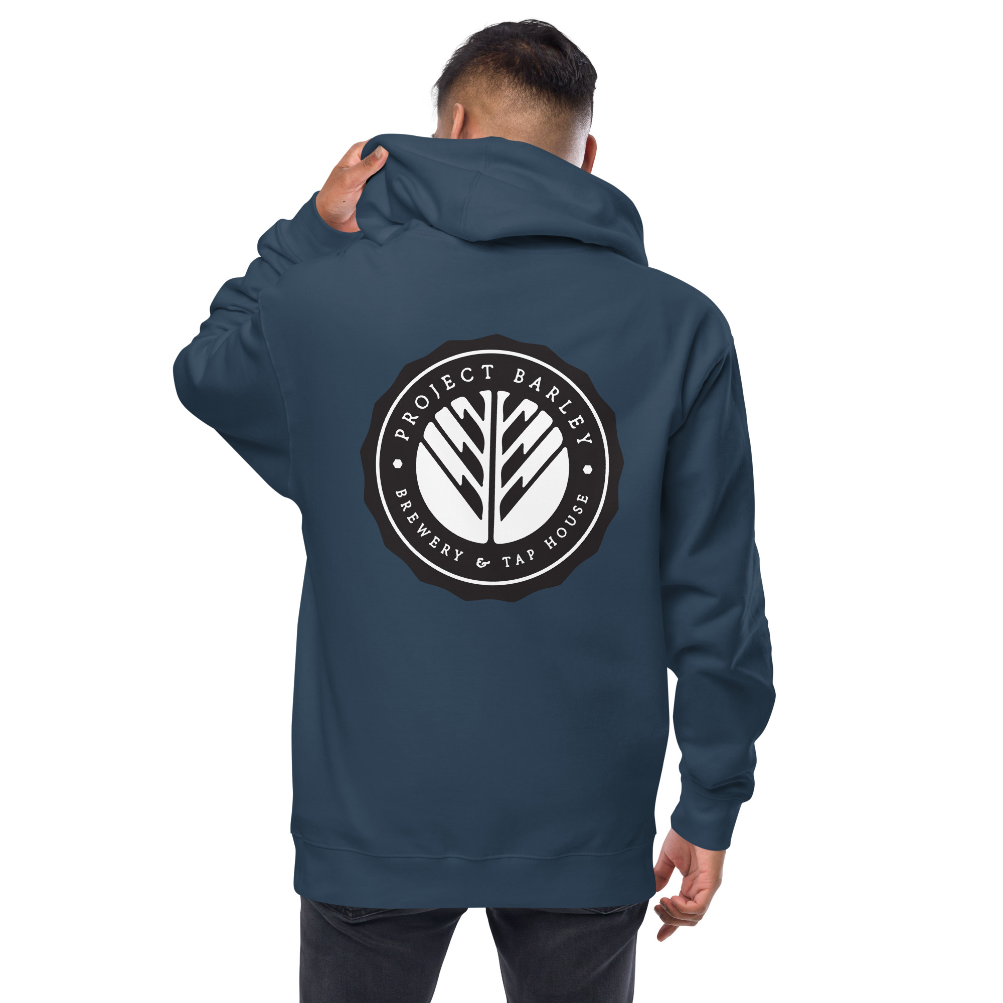 OG PB Logo Unisex fleece zip up hoodie - Image 9