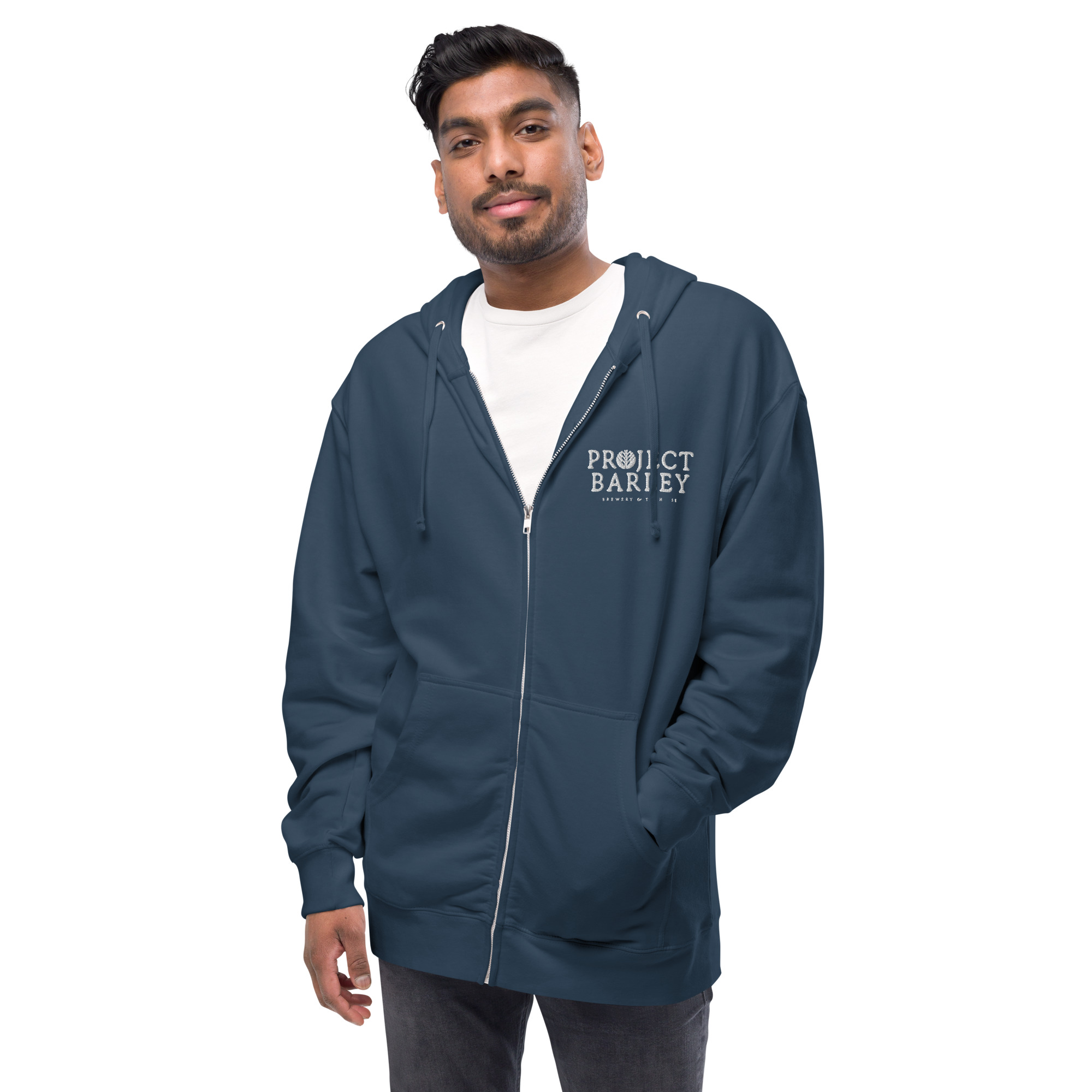 OG PB Logo Unisex fleece zip up hoodie - Image 8