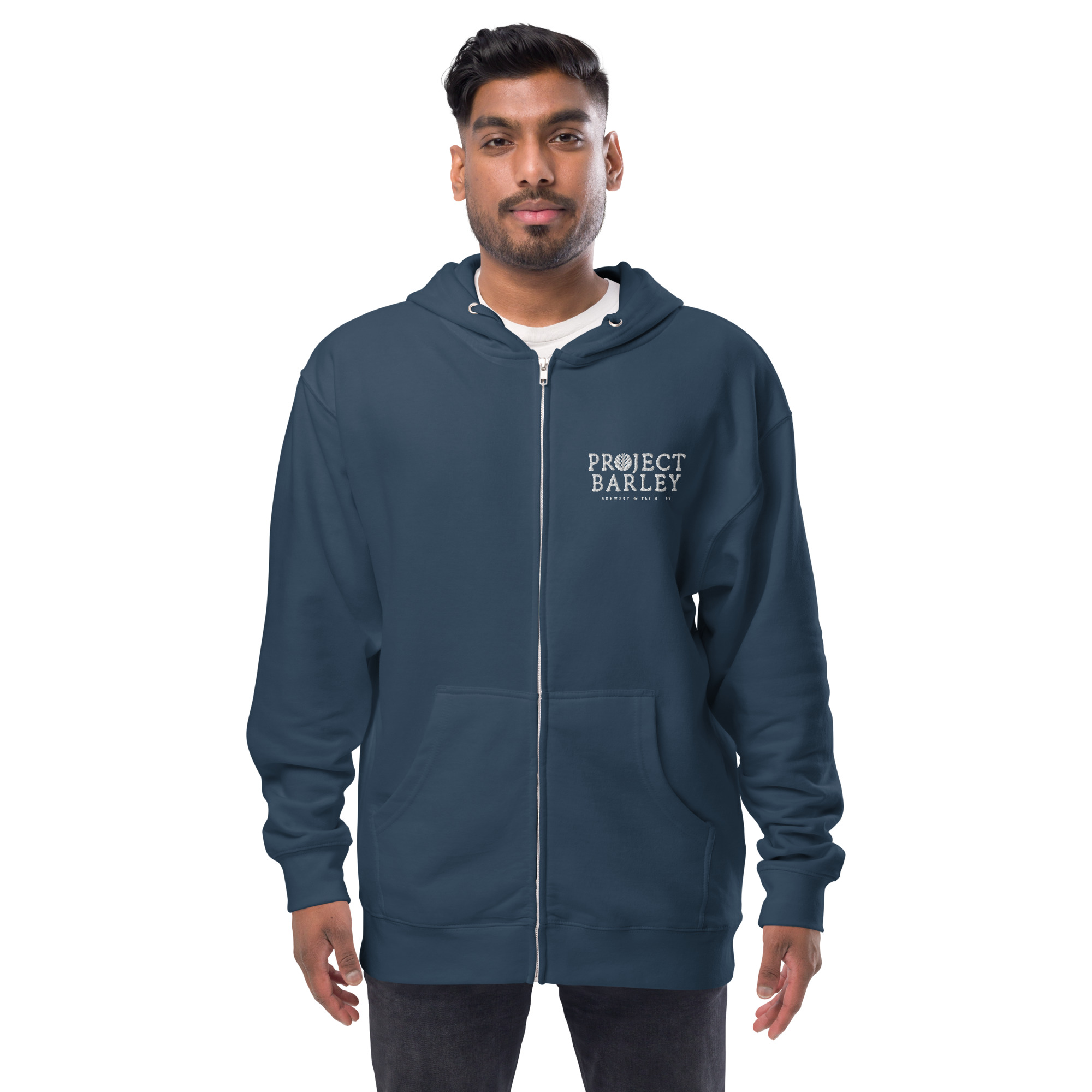 OG PB Logo Unisex fleece zip up hoodie - Image 7