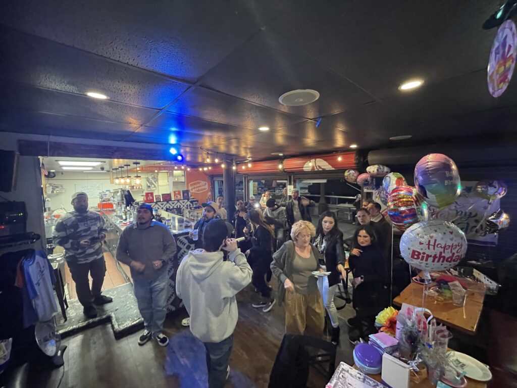 A private birthday party at a Project Barley event space