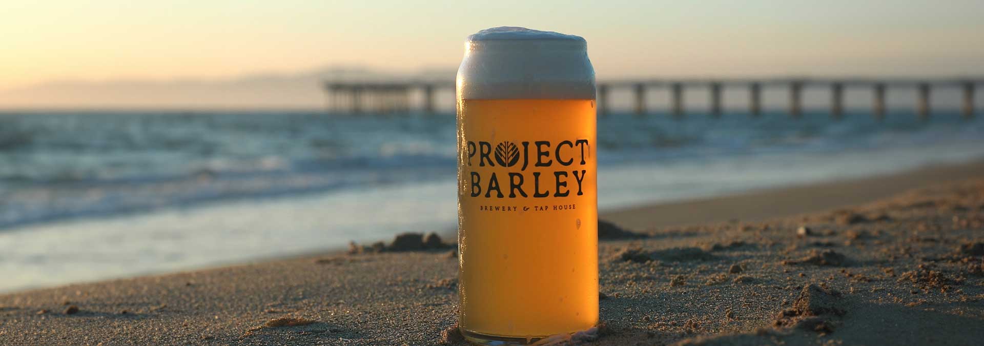 A golden Project Barley pour