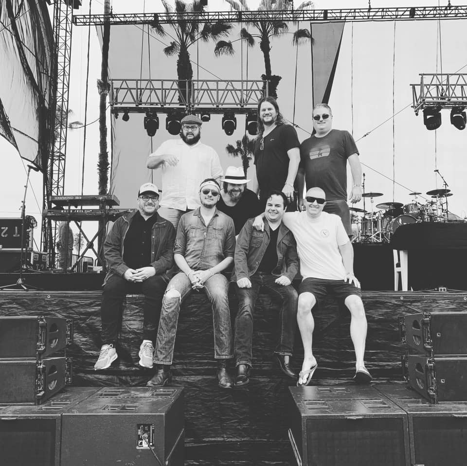 Barley on a large festival stage